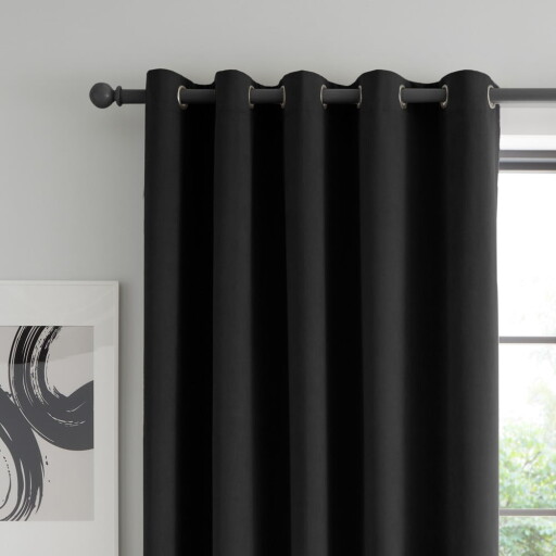 Draperii negre blackout 2 buc. 229x229 cm Wilson – Catherine Lansfield