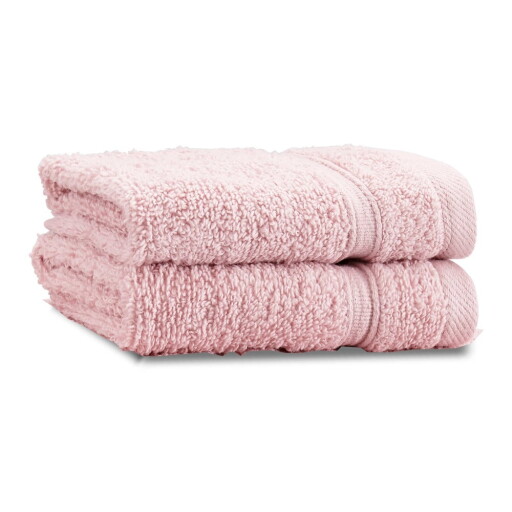 Prosoape roz-deschis 2 buc. din bumbac din frotir 30x30 cm Zero Twist – Catherine Lansfield