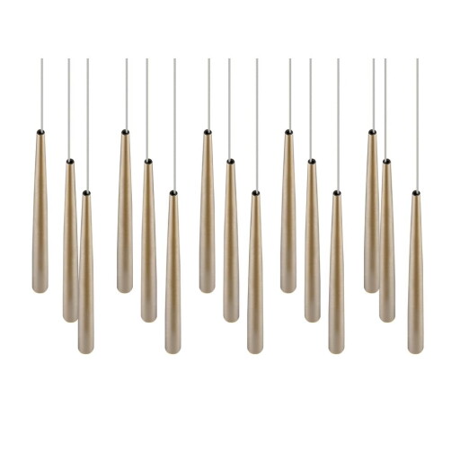 Lustră aurie LED Cala – Trio Select