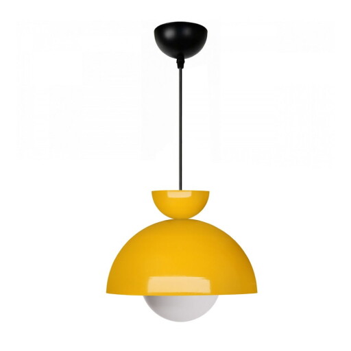 Lustră cu abajur din metal ø 25 cm Arta – Opviq lights