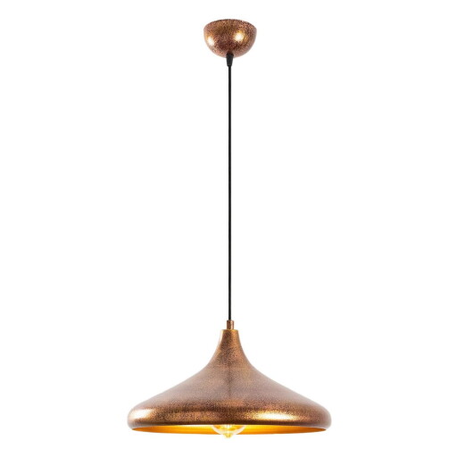 Lustră cu abajur din metal ø 34 cm Barek – Opviq lights