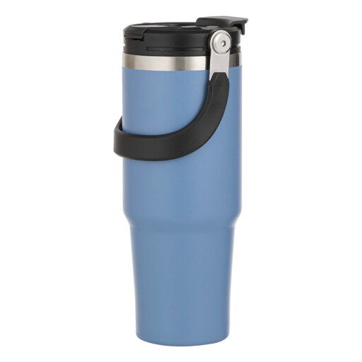 Sticlă albastră de călătorie din oțel inoxidabil 1 l Eco – Ladelle