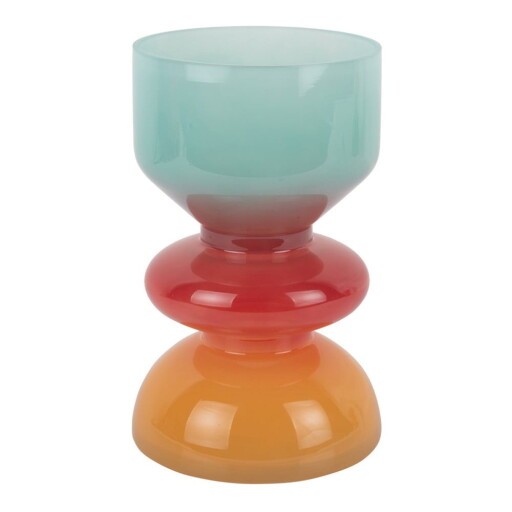 Vază roșie/albastră din sticlă (înălțime 20,5 cm) Summer Vibes – PT LIVING