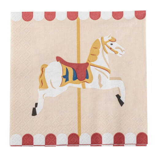 Șervețele 20 buc. din hârtie 33x33 cm Merry-go-round – Bloomingville