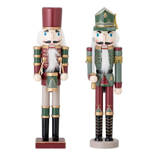 Figurine de Crăciun 2 buc. din lemn (înălțime 38 cm) Darren – Bloomingville