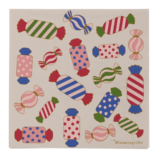 Șervețele 20 buc. din hârtie 33x33 cm Caramella – Bloomingville