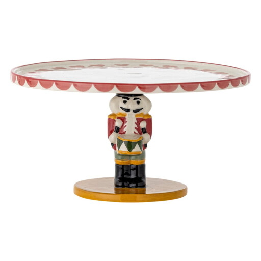 Platou etajat din gresie cu model de Crăciun Jolly – Bloomingville