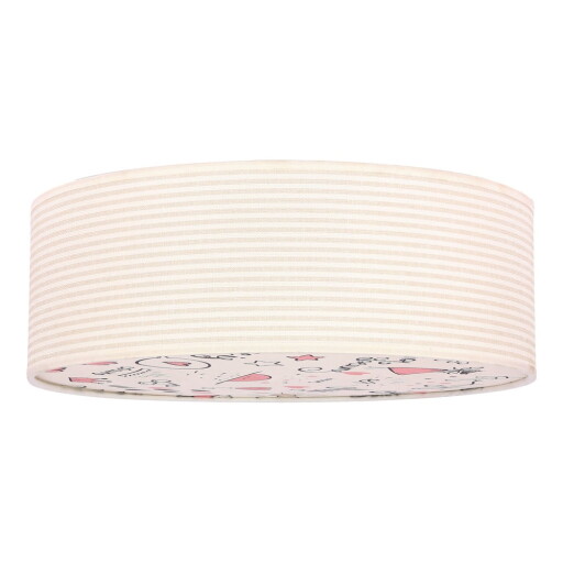Plafonieră pentru copii cu abajur textil ø 38 cm Kiddy – Candellux Lighting