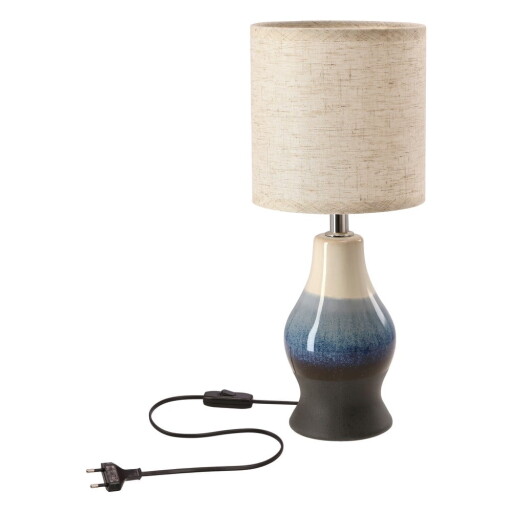 Veioză cu abajur textil (înălțime 34 cm) Navia – Candellux Lighting