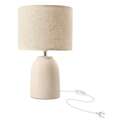 Veioză cu abajur textil (înălțime 39 cm) Tafla – Candellux Lighting