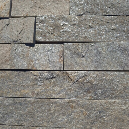 Ardezie Sahara Natur, 5 cm x LL x 1.3cm | Piatra Decorativa - Placari Verticale, Exterior-Interior (25mp/palet)