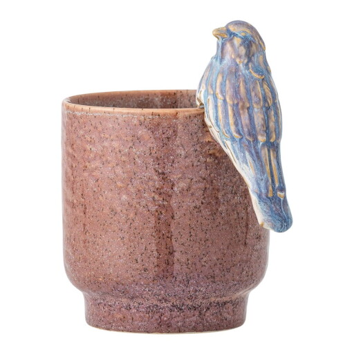 Ghiveci decorativ din gresie pictată manual ø 11 cm Larky – Bloomingville