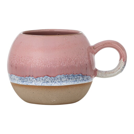 Cană roz din gresie 410 ml Paula – Bloomingville
