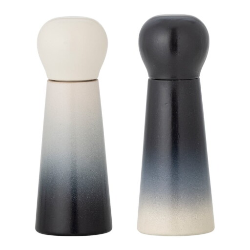 Râșnițe albe/albastre 2 buc. din lemn Hyman – Bloomingville