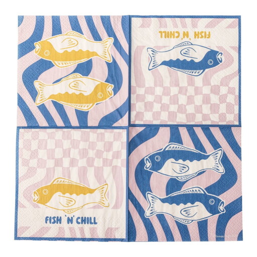 Șervețele 20 buc. din hârtie 33x33 cm Remy – Bloomingville