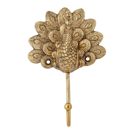 Cârlig auriu de montat pe perete din metal Dun – Bloomingville