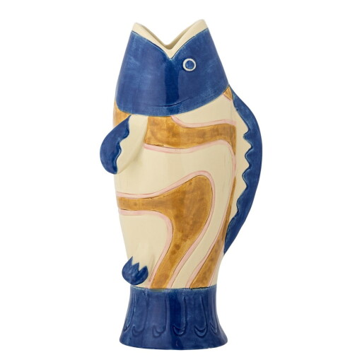 Vază din gresie pictată manual (înălțime 22 cm) Irving – Bloomingville