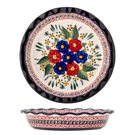 Farfurie pentru servire din gresie ø 26,5 cm Florist – Bloomingville