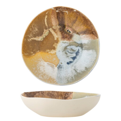 Bol mic crem din gresie 1,3 l Lacey – Bloomingville