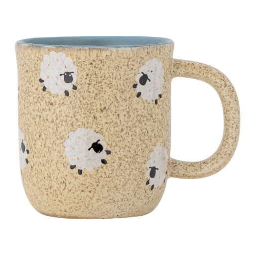 Cană pentru copii bej din gresie 170 ml Dolly – Bloomingville Mini
