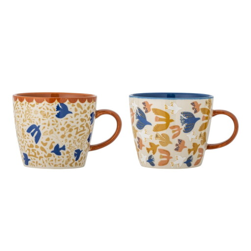 Cești 2 buc. din gresie 300 ml Anniversary – Bloomingville