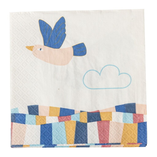 Șervețele 20 buc. din hârtie 33x33 cm Colorine – Bloomingville Mini