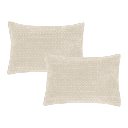 Fețe de pernă 2 buc. 50x75 cm Attica Velvet Embroidered – Bianca