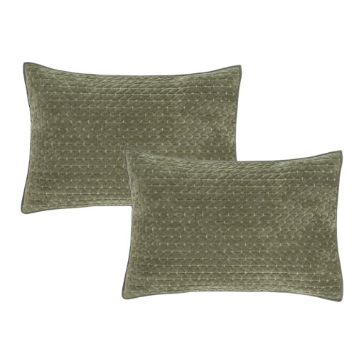 Fețe de pernă 2 buc. 50x75 cm Attica Velvet Embroidered – Bianca