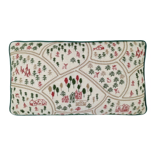 Pernă decorativă din amestec de in 30x50 cm Ski Village – Catherine Lansfield