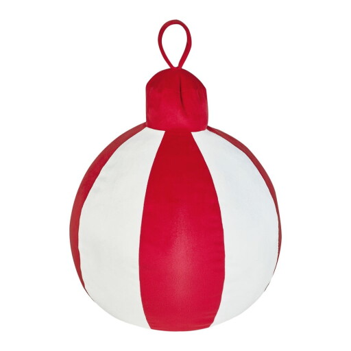 Pernă decorativă din pluș 25x30 cm cu model de Crăciun Christmas Bauble – Catherine Lansfield