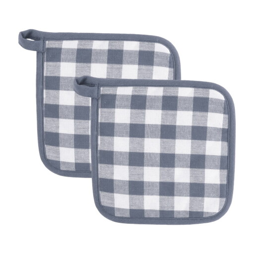 Mănuși de bucătărie 2 buc. din bumbac Gingham – Tiseco Home Studio