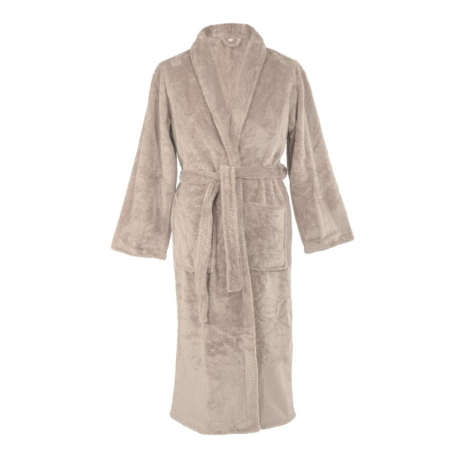 Halat taupe L/XL din micropluș/cocolino Pippa – Tiseco Home Studio