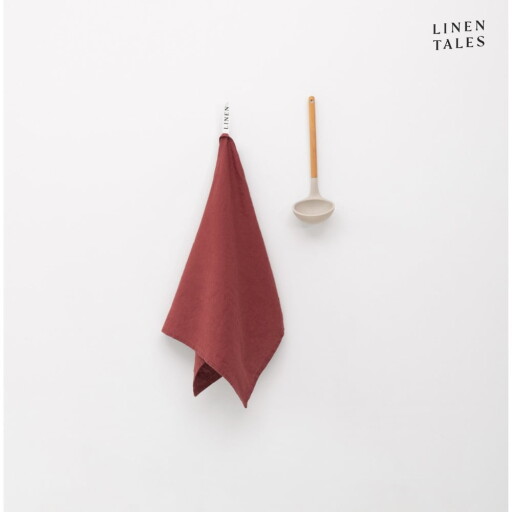 Prosop de vase din in 45x65 cm Marsala – Linen Tales