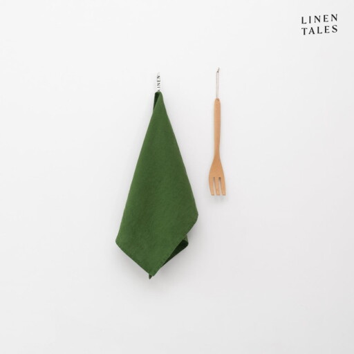 Prosop de vase din in 45x65 cm True Green – Linen Tales