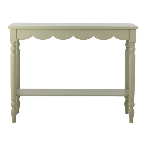 Masă consolă verde-deschis din lemn de pin 36x106 cm Salla – Bloomingville