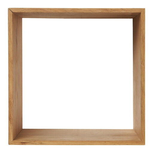 Raft în culoare naturală etajat din lemn de stejar 30 cm Lattoon – House Nordic