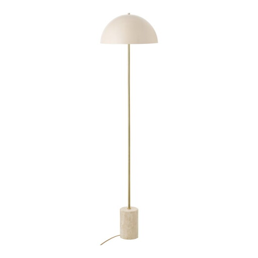 Lampadar bej cu abajur din metal (înălțime 155 cm) Sheffield – House Nordic