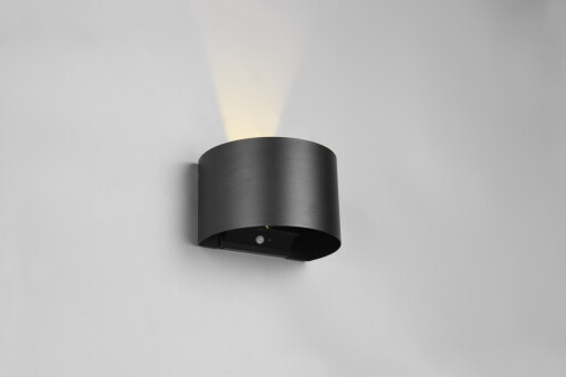 Aplica de perete pentru exterior Talent, RL, 15.8x10.9x9.6 cm, 0.5W, 2x SMD, metal, negru mat