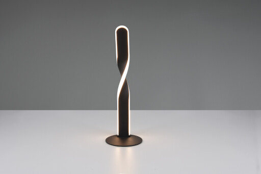 Lampa de masa Ginko, RL, 13x40 cm, 10W, 1x SMD, metal, negru mat