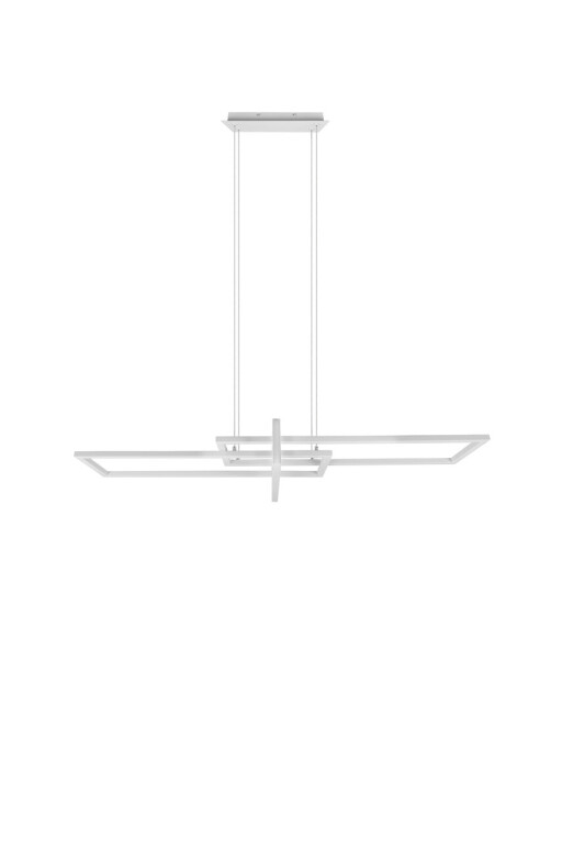 Lustra Salinas, TRIO, 110x40x150 cm, 34W, 1x SMD, metal, alb mat