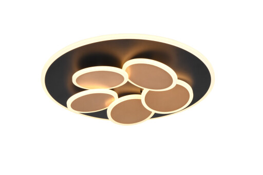 Plafoniera Mandala, TRIO, 48x7.5 cm, 35W, 1x SMD, metal, multicolor