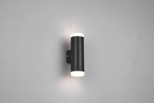 Aplica de perete Ray, TRIO, 5.2x8x16.6 cm, 4W, 2x SMD, plastic, negru mat