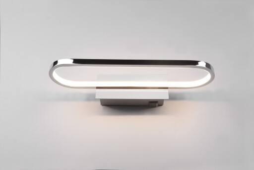 Aplica de perete Gianni, TRIO, 40x14.8x7.5 cm, 17W, 1x SMD, metal, argintiu