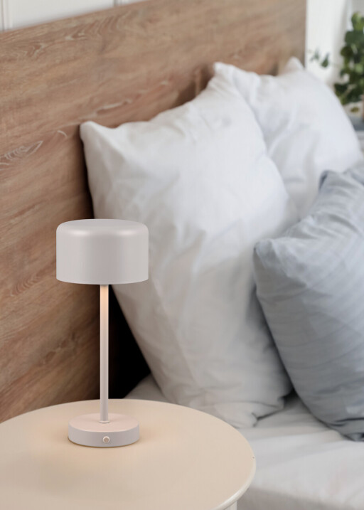 Lampa de masa Jeff, RL, 12.5x30 cm, 1.5W, 1x SMD, metal, gri deschis