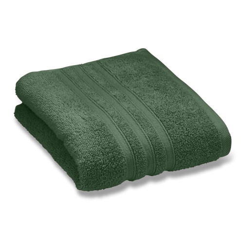 Prosop verde închis din bumbac din frotir 90x140 cm Zero Twist – Catherine Lansfield