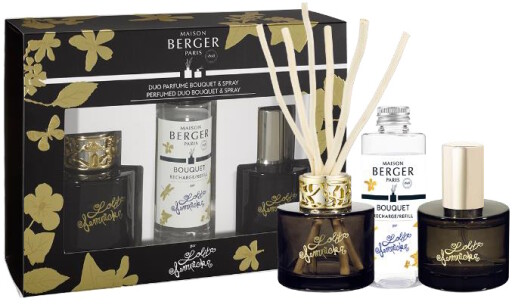 Set Maison Berger Duo Lolita Lempicka Black Mini bouquet 90ml + spray parfumat 50ml