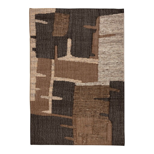 Covor maro din lână 200x300 cm Briton – Dutchbone