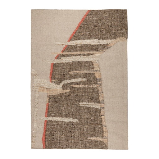 Covor maro/bej din lână 200x300 cm Briton – Dutchbone