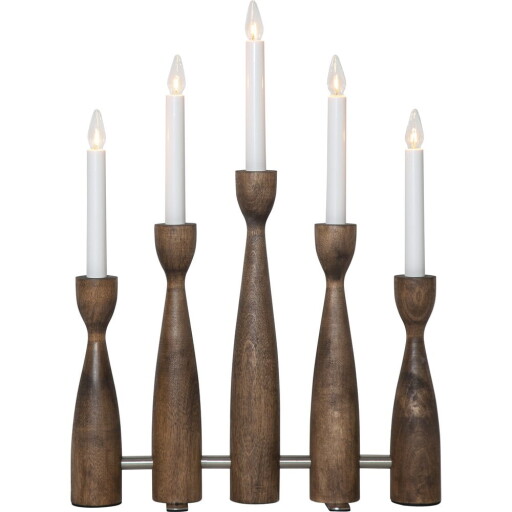 Decorațiune luminoasă de Crăciun în culoare naturală închisă cu alimentare la priză Midja 2.0 – Star Trading