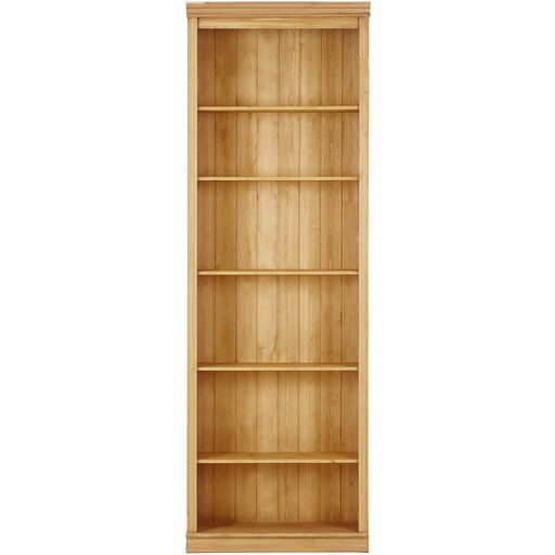Bibliotecă în culoare naturală din lemn de pin 74x223x37 cm Anita – Støraa